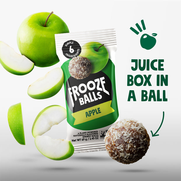 Frooze Balls Apple Fruit Ball Snack — 8 Packs (6-ct Each)