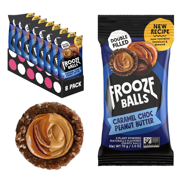 Frooze Balls Caramel Choc Peanut Butter - 8 Pack (5ct Each)