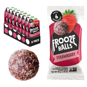 Frooze Balls Strawberry Fruit Ball Snack — 8 Packs (6-ct Each)