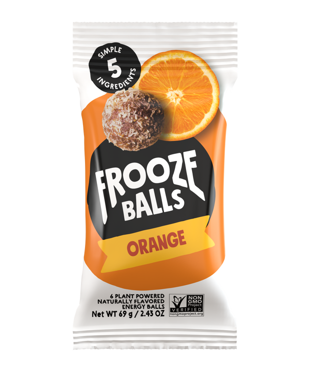 Frooze Balls Orange Fruit Ball Snacks — 8 Packs (6-ct each)