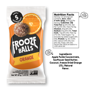 Frooze Balls Orange Fruit Ball Snacks — 8 Packs (6-ct each)