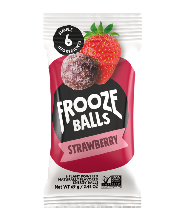 Frooze Balls Strawberry Fruit Ball Snack — 8 Packs (6-ct Each)